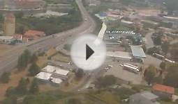 Airbus A320 Iberia landing Coruña Galicia