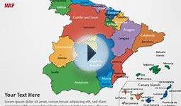 Spain PowerPoint Map Slides - DigitalOfficePro #031M00